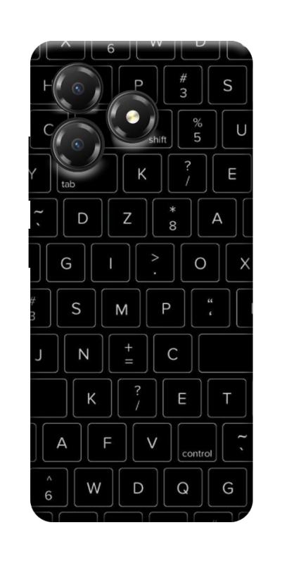 Чохол itsPrint Keyboard для ZTE Blade A36, black, купити оптом з доставкою