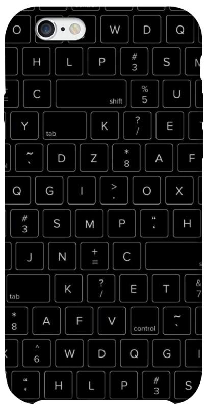 Чохол itsPrint Keyboard для Apple iPhone 6/6s (4.7"), black, купити оптом з доставкою