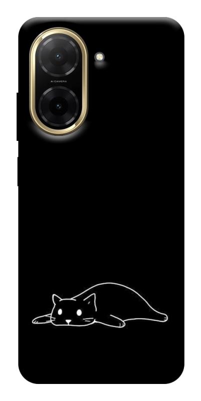 Чохол itsPrint Lazy cat для Xiaomi Redmi A5 (Europe version), black, купити оптом з доставкою