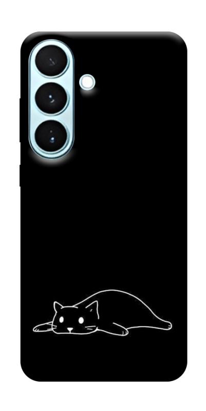 Чохол itsPrint Lazy cat для Samsung Galaxy S26, black, купити оптом з доставкою