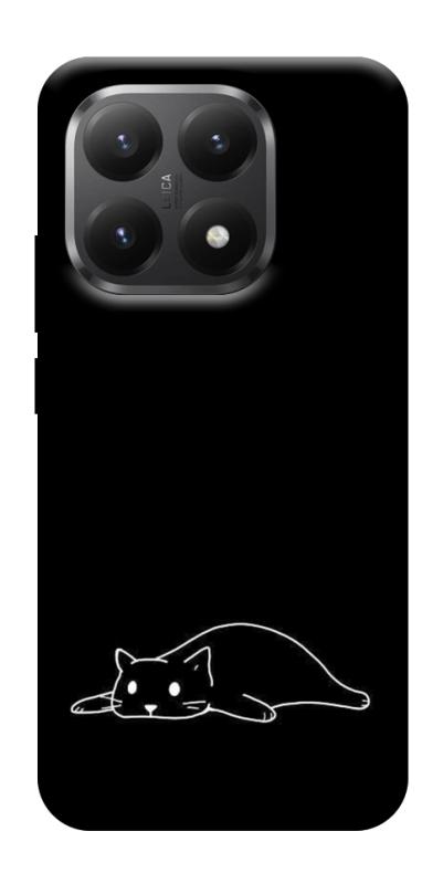 Чохол itsPrint Lazy cat для Xiaomi 15T, black, купити оптом з доставкою