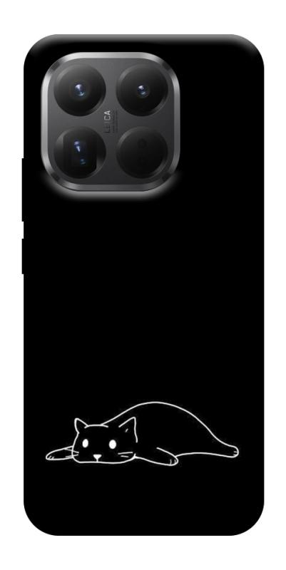 Чохол itsPrint Lazy cat для Xiaomi 15T Pro, black, купити оптом з доставкою