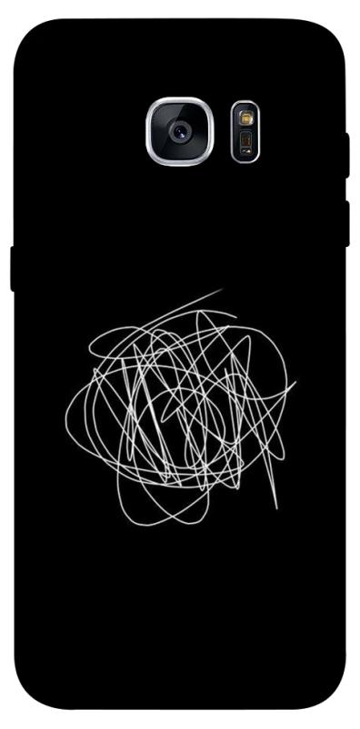 Чохол itsPrint Scribble для Samsung G935F Galaxy S7 Edge, black, купити оптом з доставкою