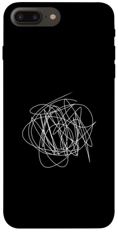Чохол itsPrint Scribble для Apple iPhone 7 plus / 8 plus (5.5"), black, купити оптом з доставкою