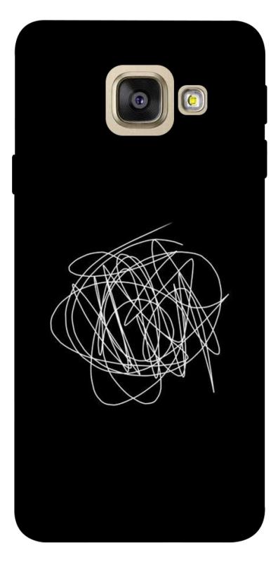 Чехол itsPrint Scribble для Samsung A520 Galaxy A5 (2017), black, купить оптом с доставкой