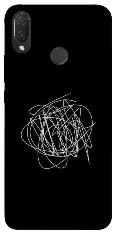 Чохол itsPrint Scribble для Huawei P Smart+ (nova 3i), black, купити оптом з доставкою