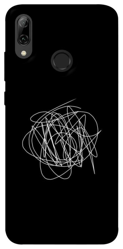 Чохол itsPrint Scribble для Huawei P Smart (2019), black, купити оптом з доставкою