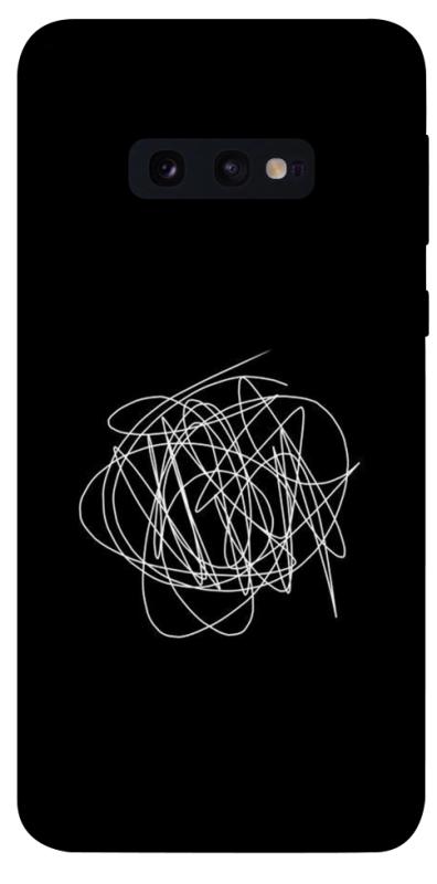 Чохол itsPrint Scribble для Samsung Galaxy S10e, black, купити оптом з доставкою