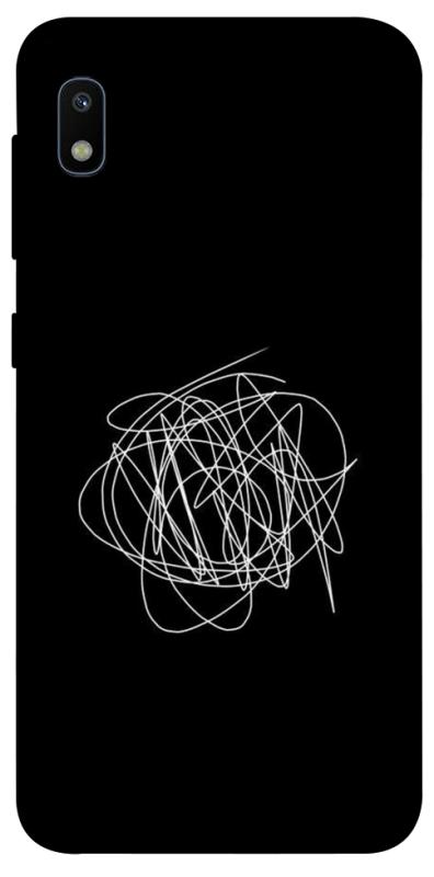Чехол itsPrint Scribble для Samsung Galaxy A10 (A105F), black, купить оптом с доставкой