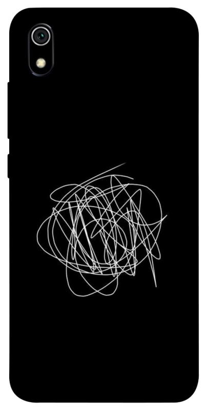 Чохол itsPrint Scribble для Xiaomi Redmi 7A, black, купити оптом з доставкою