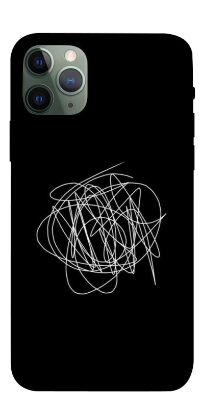 Чохол itsPrint Scribble для Apple iPhone 11 Pro (5.8"), black, купити оптом з доставкою