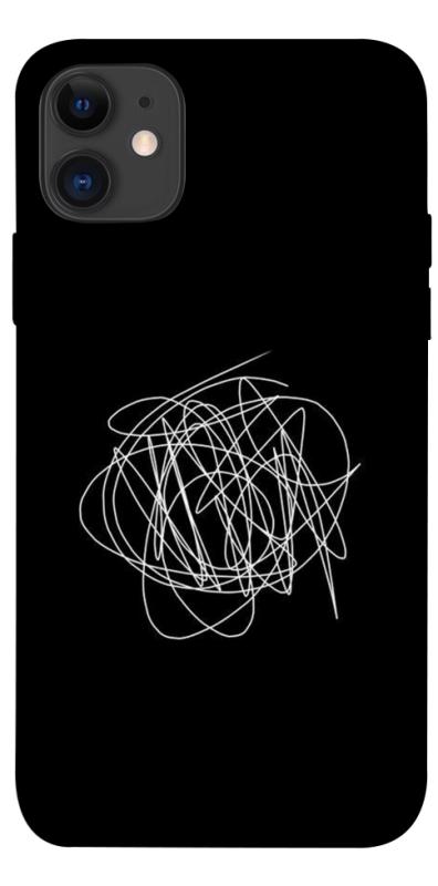 Чохол itsPrint Scribble для Apple iPhone 11 (6.1"), black, купити оптом з доставкою