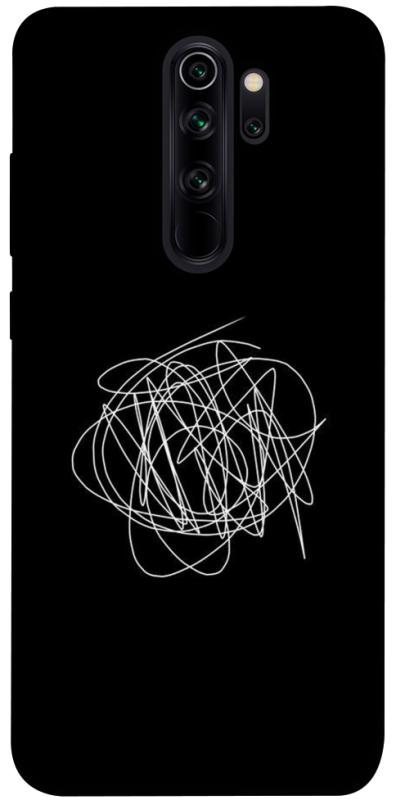 Чохол itsPrint Scribble для Xiaomi Redmi Note 8 Pro, black, купити оптом з доставкою
