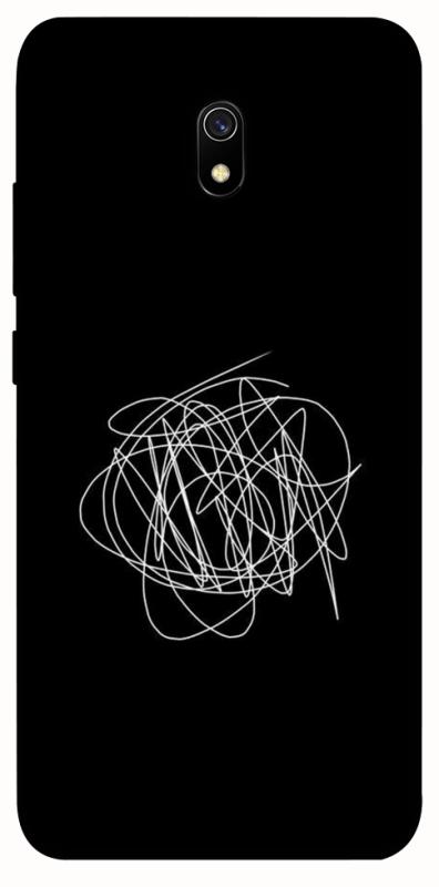Чохол itsPrint Scribble для Xiaomi Redmi 8a, black, купити оптом з доставкою