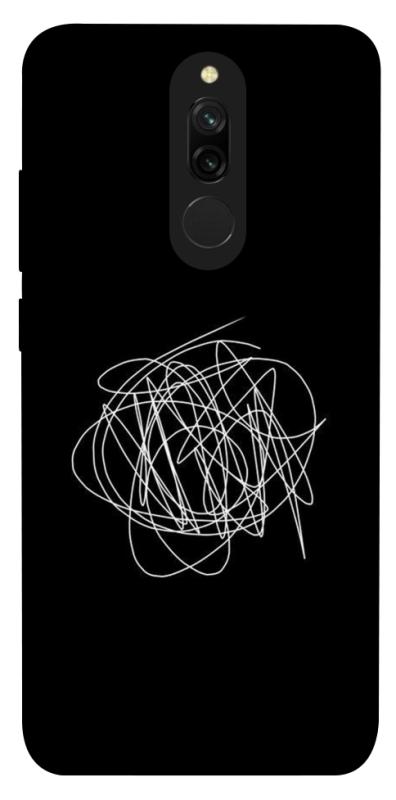Чохол itsPrint Scribble для Xiaomi Redmi 8, black, купити оптом з доставкою