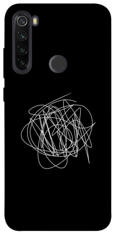 Чохол itsPrint Scribble для Xiaomi Redmi Note 8T, black, купити оптом з доставкою
