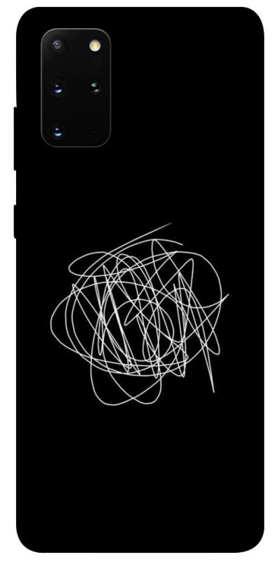 Чохол itsPrint Scribble для Samsung Galaxy S20+, black, купити оптом з доставкою