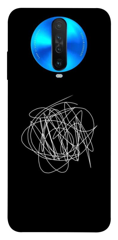 Чохол itsPrint Scribble для Xiaomi Redmi K30, black, купити оптом з доставкою