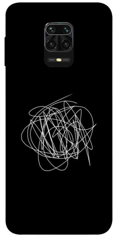 Чохол itsPrint Scribble для Xiaomi Redmi Note 9s / Note 9 Pro / Note 9 Pro Max, black, купити оптом з доставкою