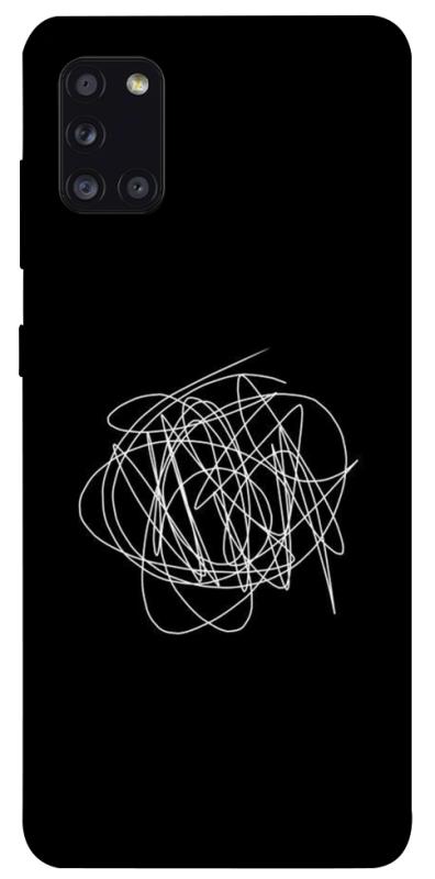 Чохол itsPrint Scribble для Samsung Galaxy A31, black, купити оптом з доставкою
