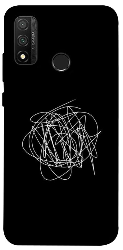 Чехол itsPrint Scribble для Huawei P Smart (2020), black, купить оптом с доставкой