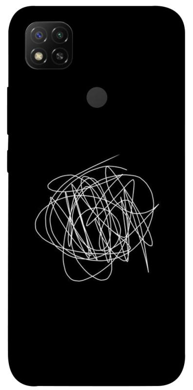 Чохол itsPrint Scribble для Xiaomi Redmi 9C, black, купити оптом з доставкою