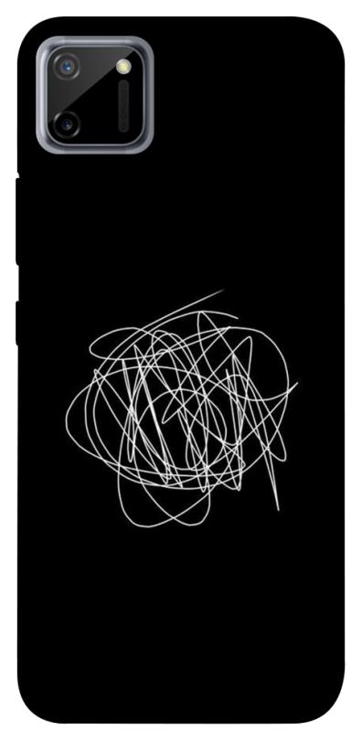 Чохол itsPrint Scribble для Realme C11, black, купити оптом з доставкою