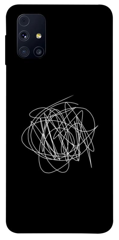 Чохол itsPrint Scribble для Samsung Galaxy M31s, black, купити оптом з доставкою