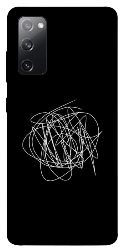 Чохол itsPrint Scribble для Samsung Galaxy S20 FE, black, купити оптом з доставкою