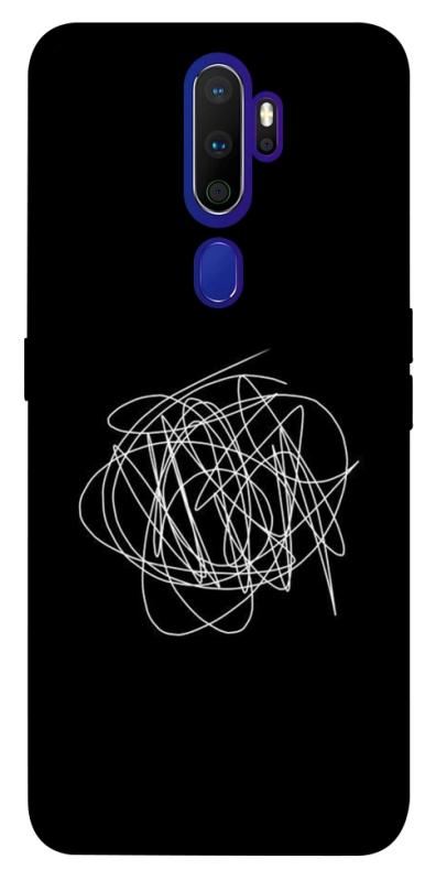 Чохол itsPrint Scribble для Oppo A5 (2020) / Oppo A9 (2020), black, купити оптом з доставкою
