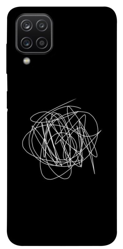 Чохол itsPrint Scribble для Samsung Galaxy A12, black, купити оптом з доставкою
