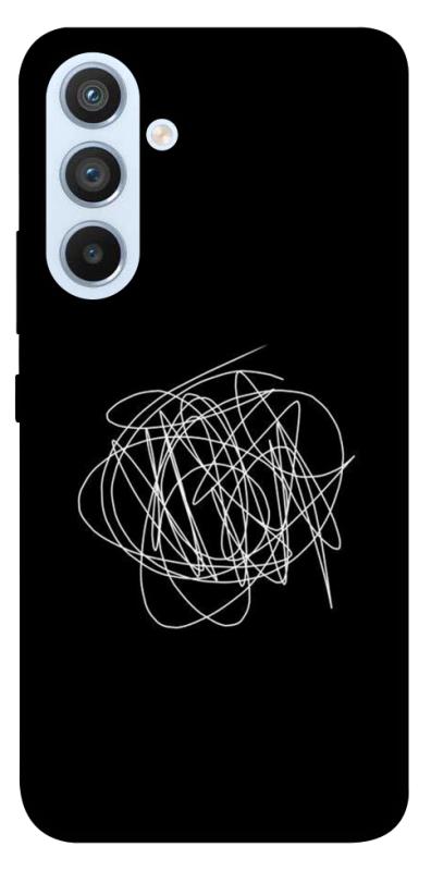 Чехол itsPrint Scribble для Samsung Galaxy A54 5G, black, купить оптом с доставкой