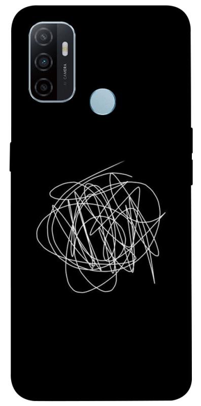 Чохол itsPrint Scribble для Oppo A53 / A32 / A33, black, купити оптом з доставкою