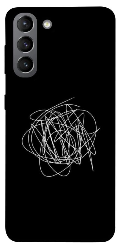 Чохол itsPrint Scribble для Samsung Galaxy S21, black, купити оптом з доставкою