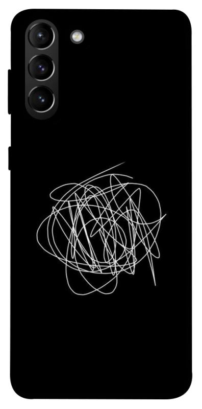 Чохол itsPrint Scribble для Samsung Galaxy S21+, black, купити оптом з доставкою