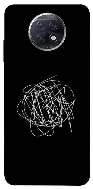 Чохол itsPrint Scribble для Xiaomi Redmi Note 9 5G / Note 9T, black, купити оптом з доставкою