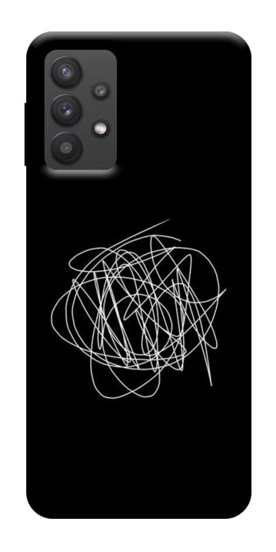 Чохол itsPrint Scribble для Samsung Galaxy A32 (A326B) 5G, black, купити оптом з доставкою