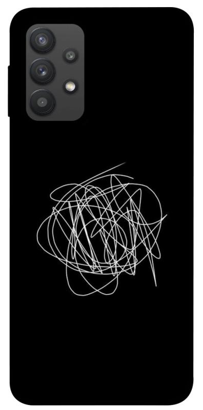 Чохол itsPrint Scribble для Samsung Galaxy A32 (A325F) 4G, black, купити оптом з доставкою