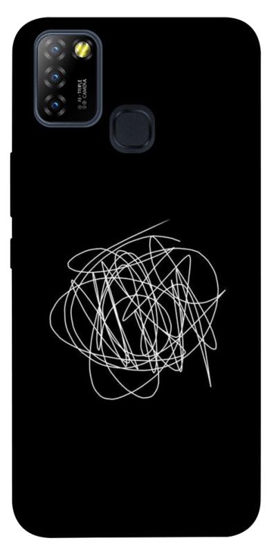 Чохол itsPrint Scribble для Infinix Hot 10 Lite, black, купити оптом з доставкою