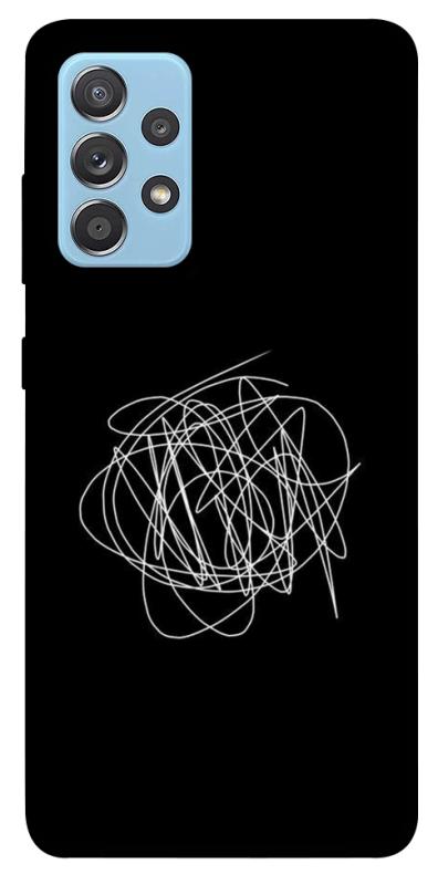 Чохол itsPrint Scribble для Samsung Galaxy A52 4G / A52 5G, black, купити оптом з доставкою