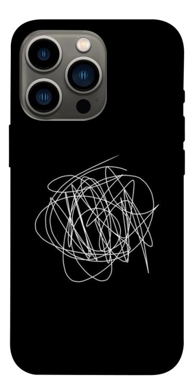 Чохол itsPrint Scribble для Apple iPhone 13 Pro (6.1"), black, купити оптом з доставкою