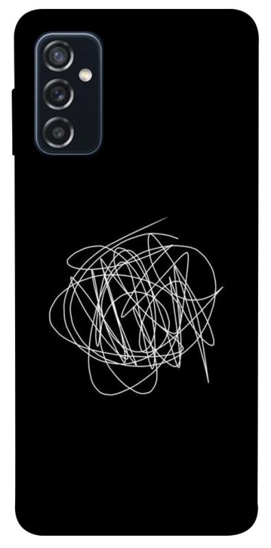 Чехол itsPrint Scribble для Samsung Galaxy M52, black, купить оптом с доставкой