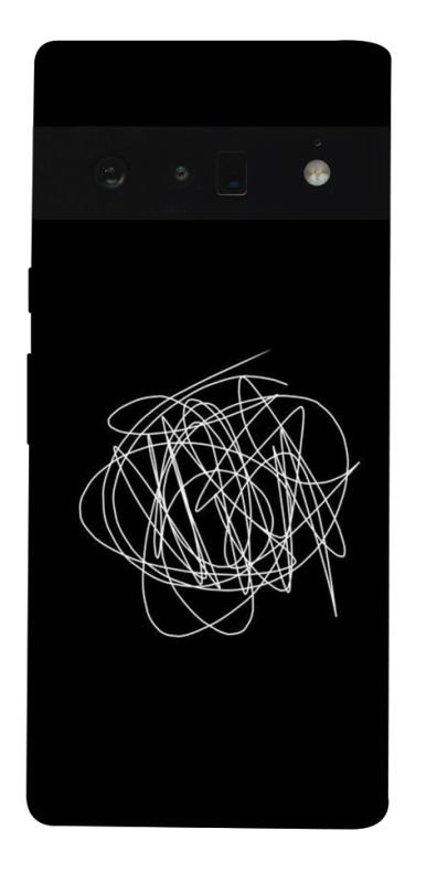 Чохол itsPrint Scribble для Google Pixel 6 Pro, black, купити оптом з доставкою