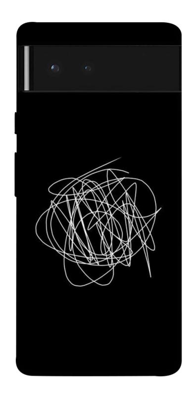 Чохол itsPrint Scribble для Google Pixel 6, black, купити оптом з доставкою