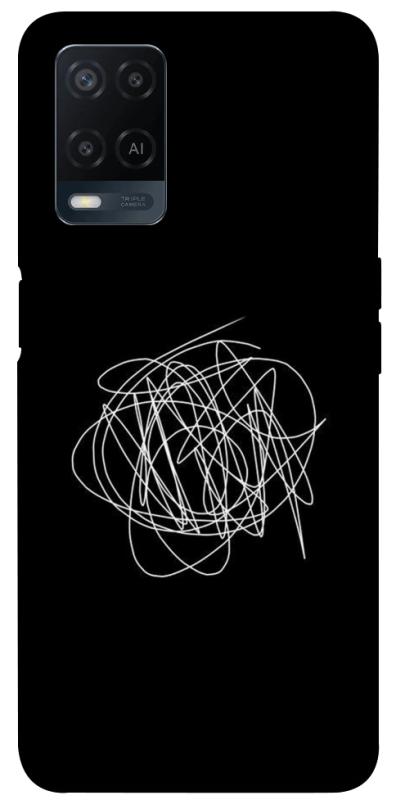 Чохол itsPrint Scribble для Oppo A16s / A16, black, купити оптом з доставкою