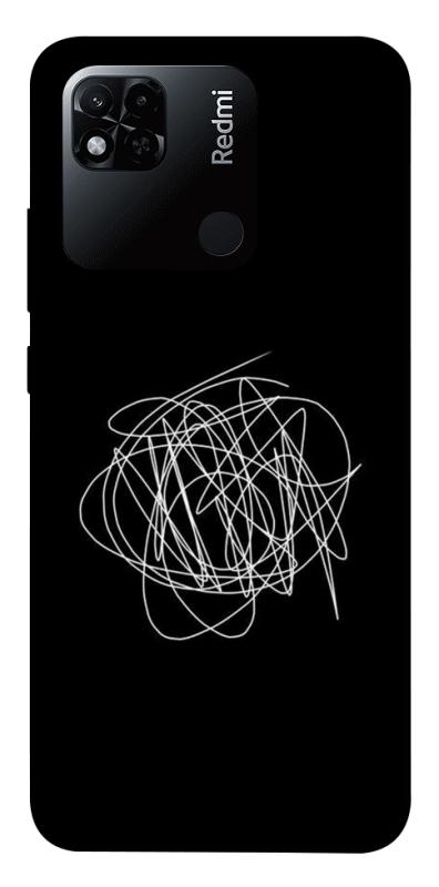 Чохол itsPrint Scribble для Xiaomi Redmi 10A, black, купити оптом з доставкою