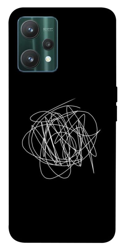 Чохол itsPrint Scribble для Realme 9 Pro, black, купити оптом з доставкою