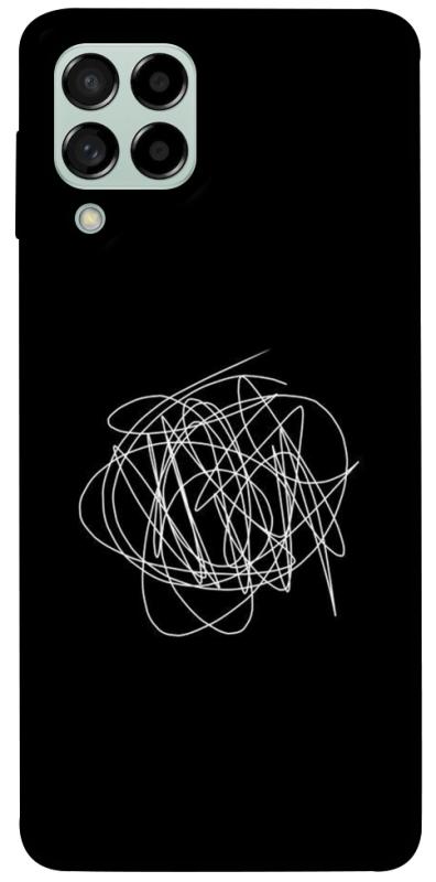 Чохол itsPrint Scribble для Samsung Galaxy M53 5G, black, купити оптом з доставкою