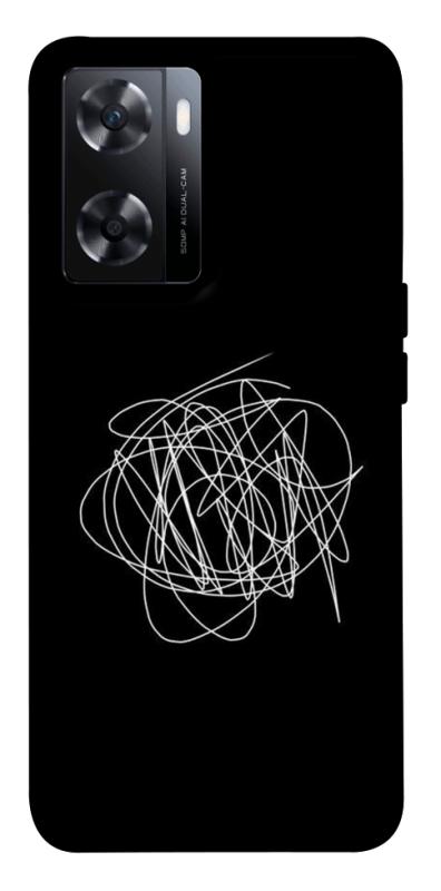 Чохол itsPrint Scribble для OnePlus Nord N20 SE, black, купити оптом з доставкою