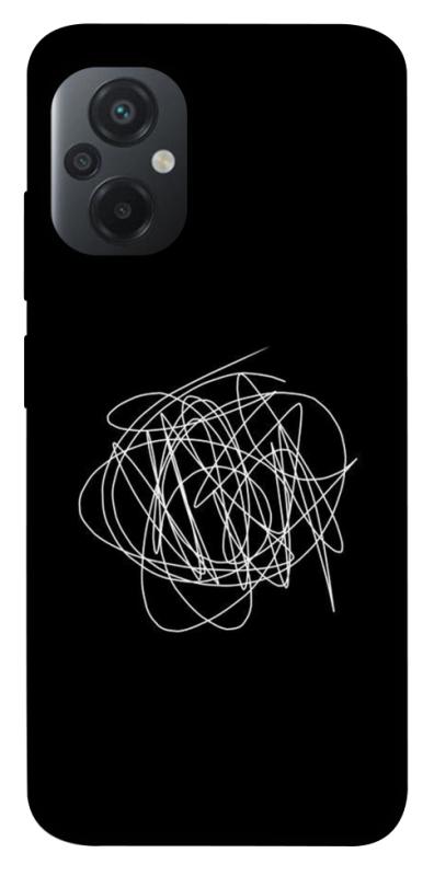 Чохол itsPrint Scribble для Xiaomi Poco M5, black, купити оптом з доставкою
